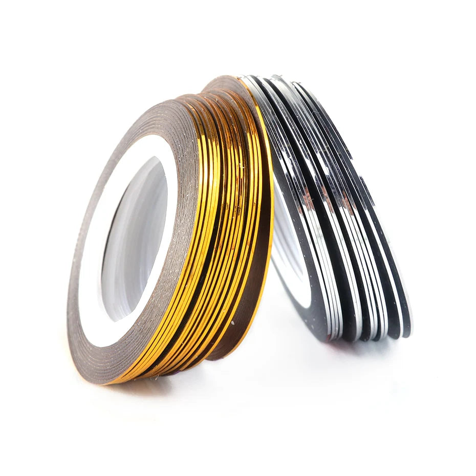 0.5mm Nail Striping Tape Adhesive Stickers Foils