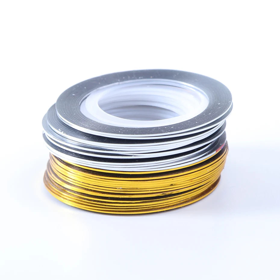0.5mm Nail Striping Tape Adhesive Stickers Foils