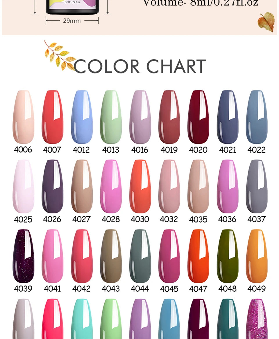 NAILCO 8ml Gel Nail Polish Nail