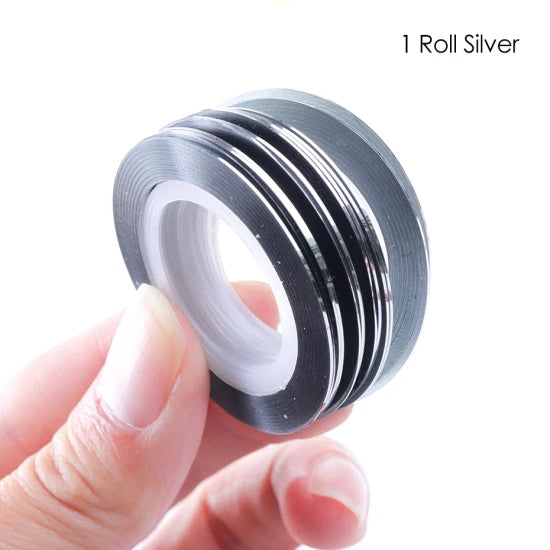 0.5mm Nail Striping Tape Adhesive Stickers Foils