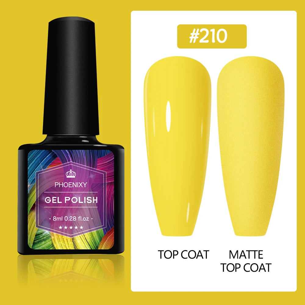 UV LED Gel Nail Polish 75 Colors Glitter 7ml