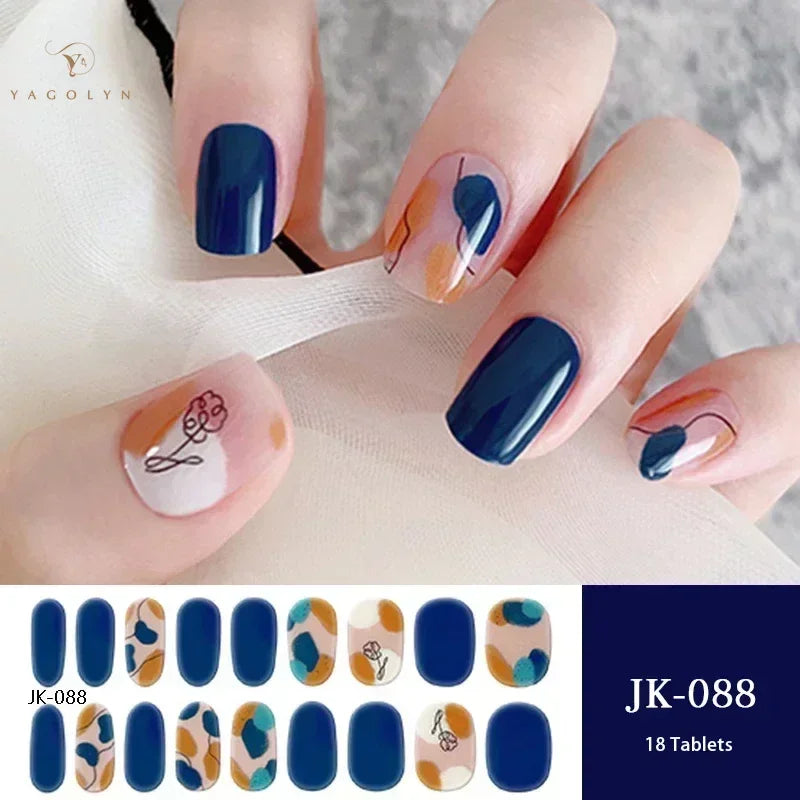 1 Sheet Semi-Cured Gel Nail Strips