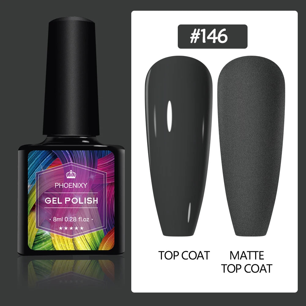 UV LED Gel Nail Polish 75 Colors Glitter 7ml