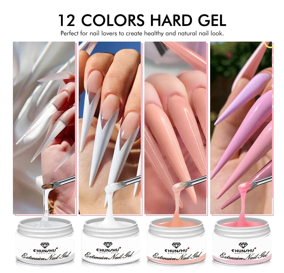 30ML Hard Gel For Nail Extension Milky White