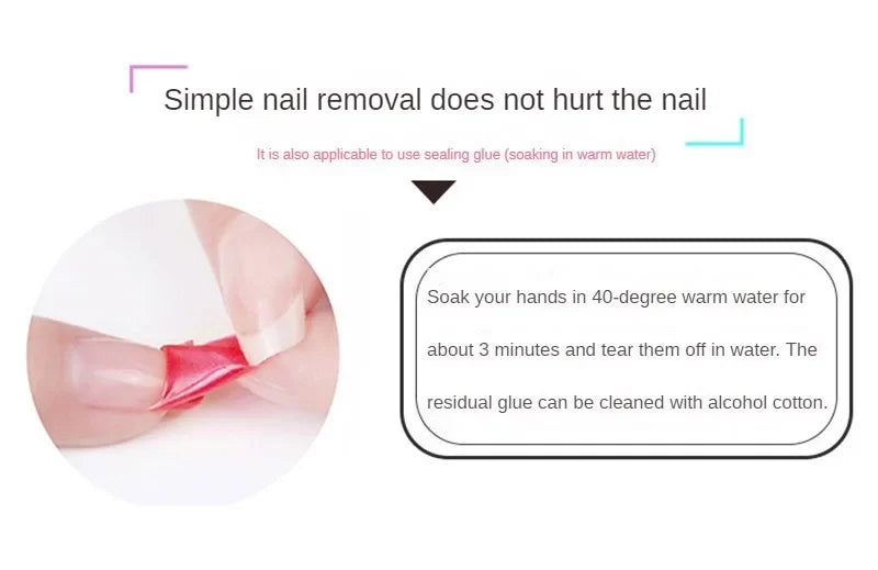 1 Sheet Semi-Cured Gel Nail Strips Waterproof