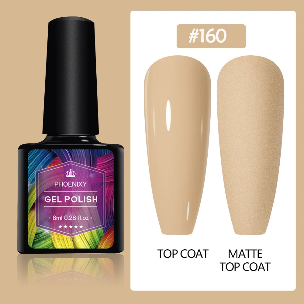 UV LED Gel Nail Polish 70 Colors Glitter 7ml