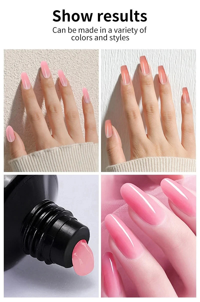Nail Polish/Acrylic Nail/Poly Nail Gel Kit with Nail Lamp