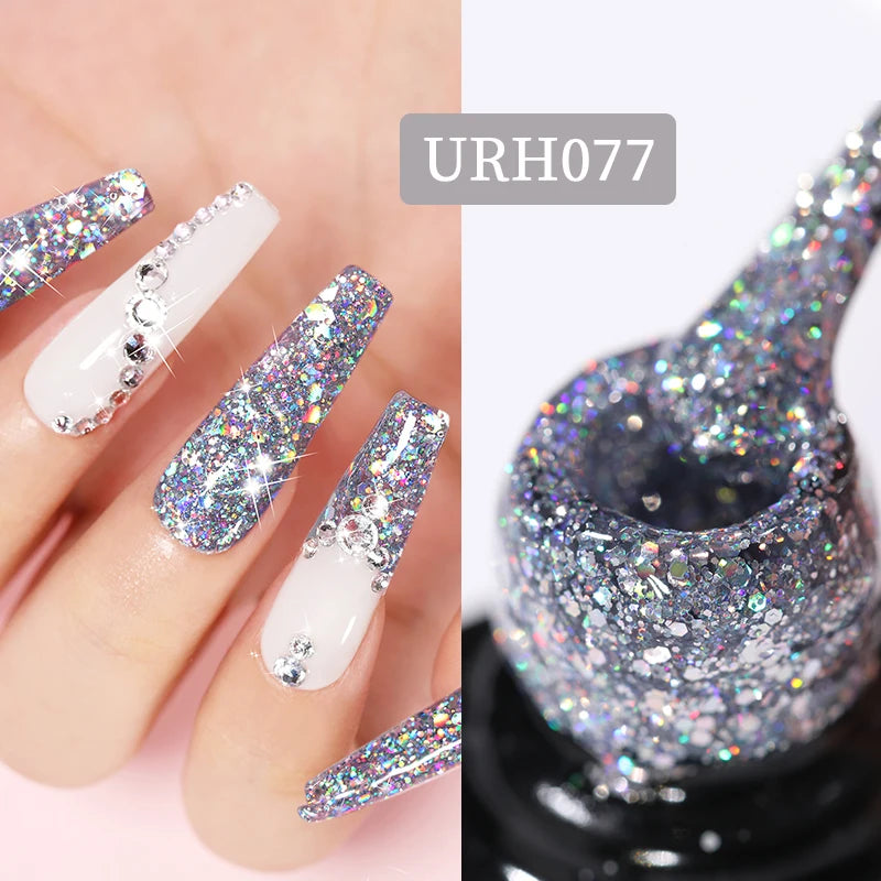 UR SUGAR 7ml Glass Bottle Color Gel Nail Polish Semi-permanent