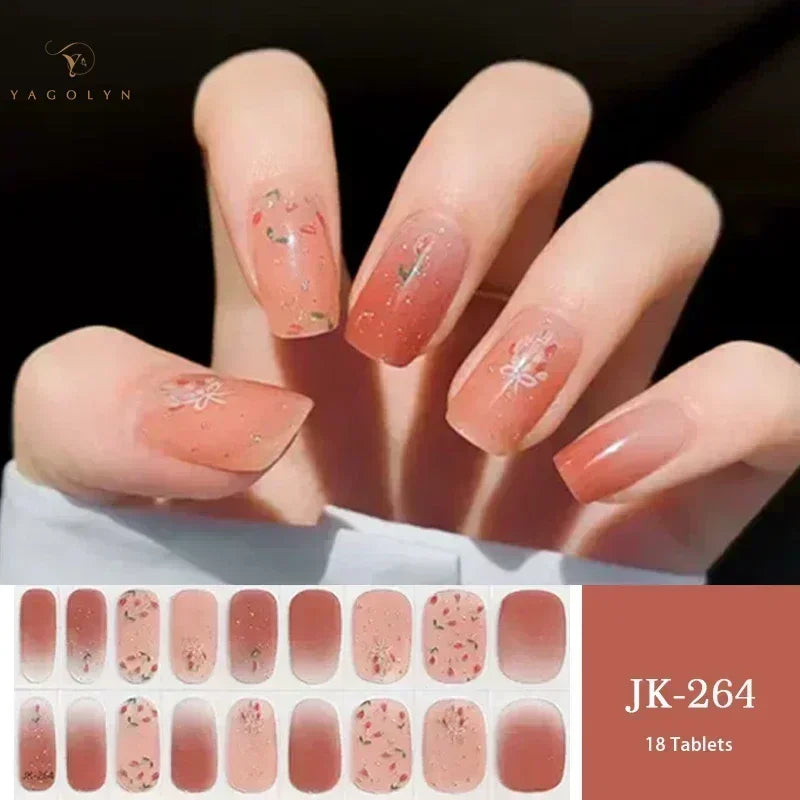 1 Sheet Semi-Cured Gel Nail Strips