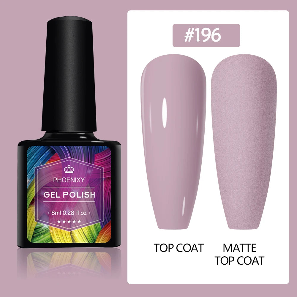 UV LED Gel Nail Polish 70 Colors Glitter 7ml