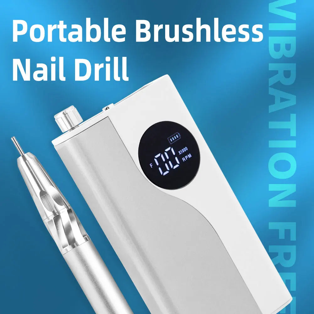 35000 RPM Cordless Brushless 85W Electric Nail Drill