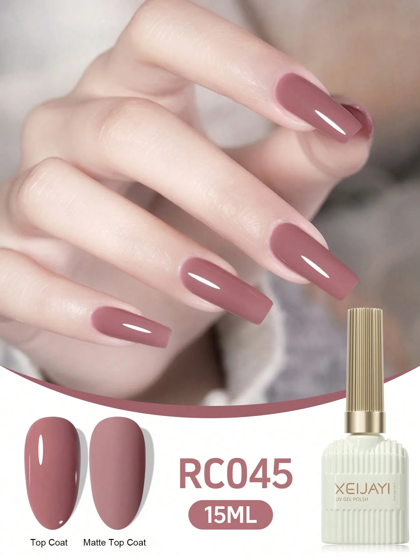 XEIJAYI 6pc 15ML Gel Nail Polish Set