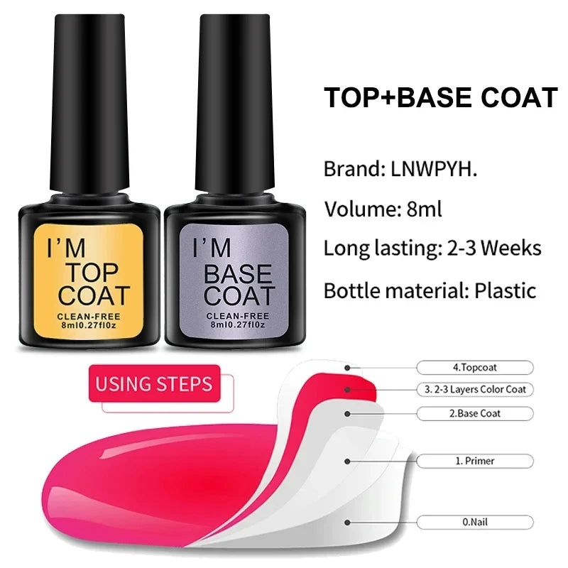 Nail Polish/Acrylic Nail/Poly Nail Gel Kit with Nail Lamp