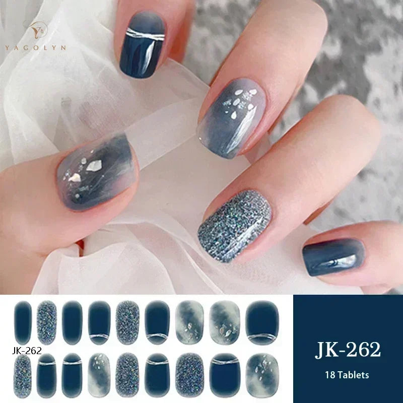 1 Sheet Semi-Cured Gel Nail Strips