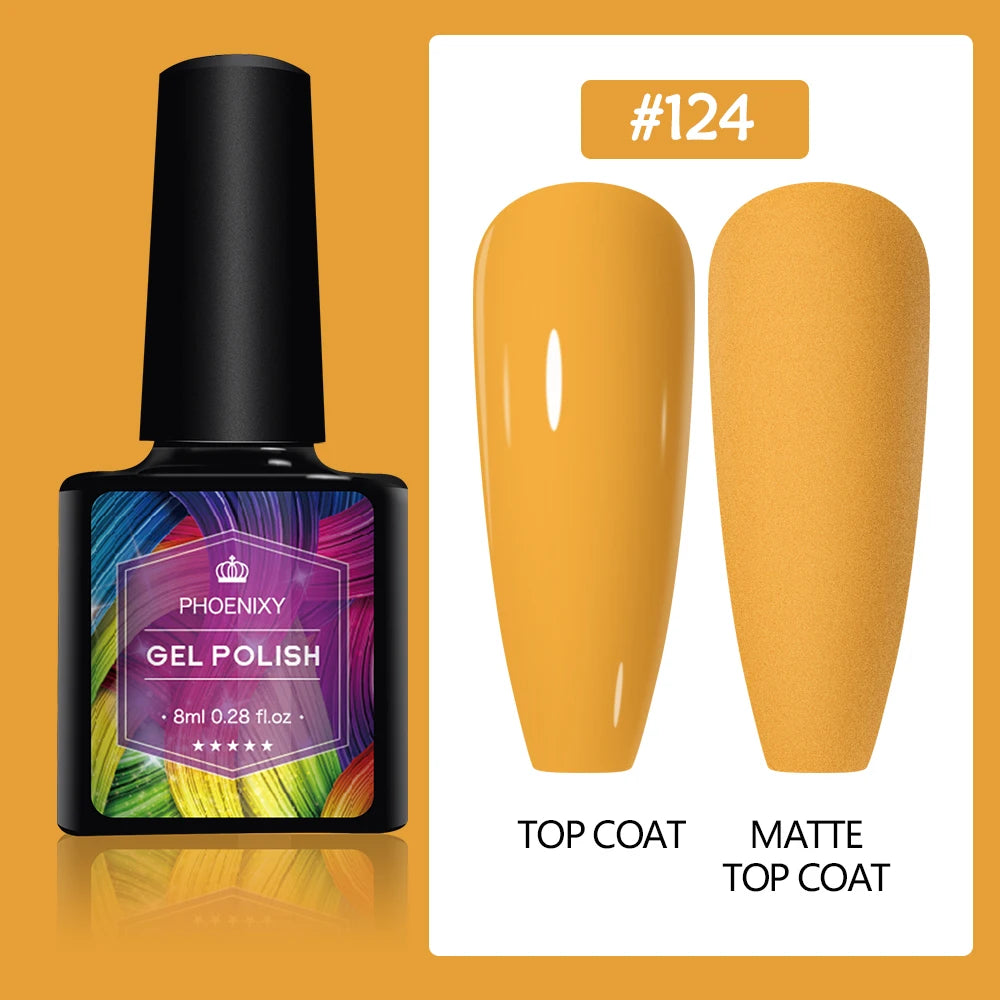 UV LED Gel Nail Polish 75 Colors Glitter 7ml