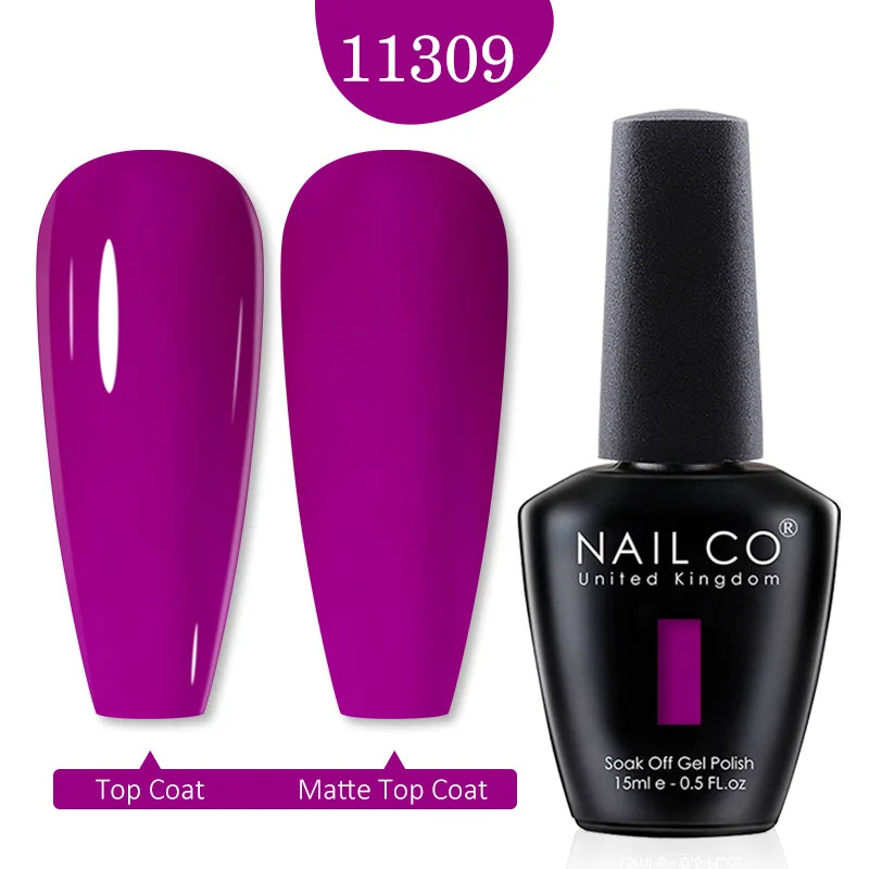 NAILCO 15ml Transparent Nude Color Series Jelly Gel Nail Polish