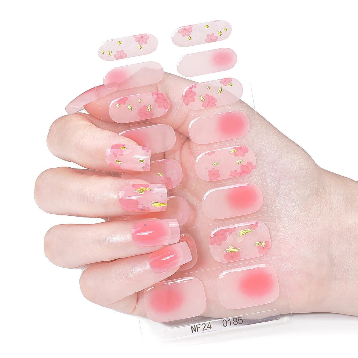 16 Tips Semi-Cured Gel Nail Strips