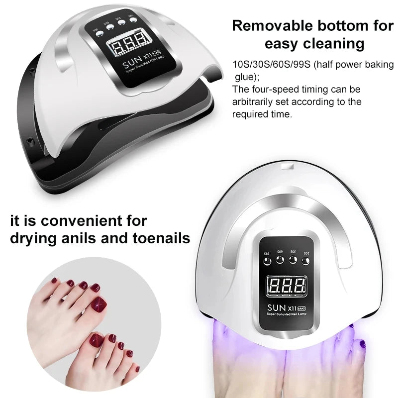Nail Polish/Acrylic Nail/Poly Nail Gel Kit with Nail Lamp