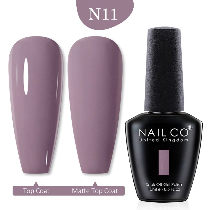 NAILCO 15ml Transparent Nude Color Series Jelly Gel Nail Polish