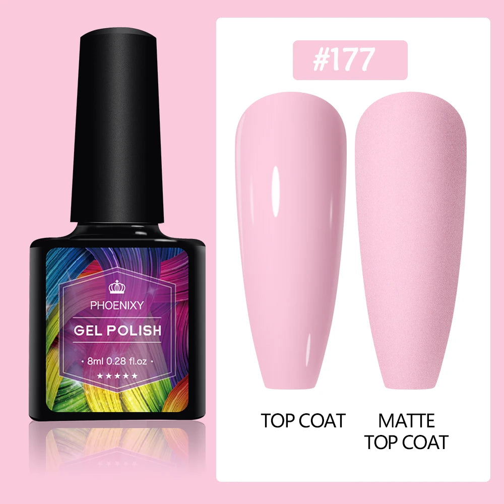 UV LED Gel Nail Polish 75 Colors Glitter 7ml