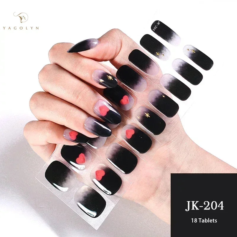 1 Sheet Semi-Cured Gel Nail Strips
