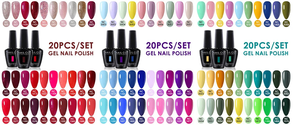 NAILCO 15ml Transparent Nude Color Series Jelly Gel Nail Polish