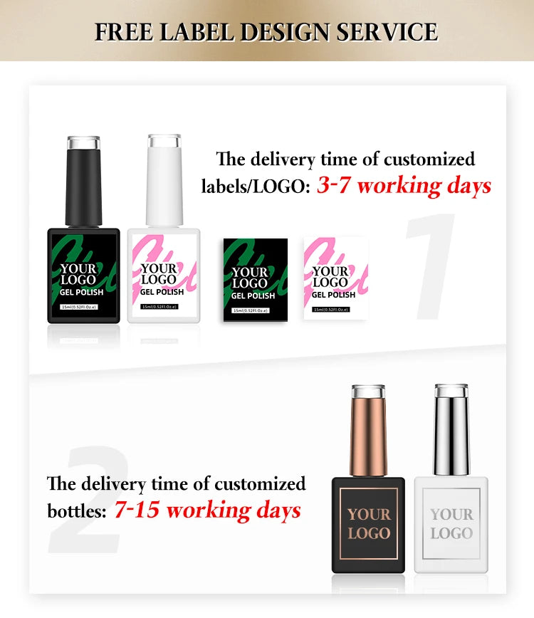 15ml FZANEST Super White and Black Gel Nail Polish