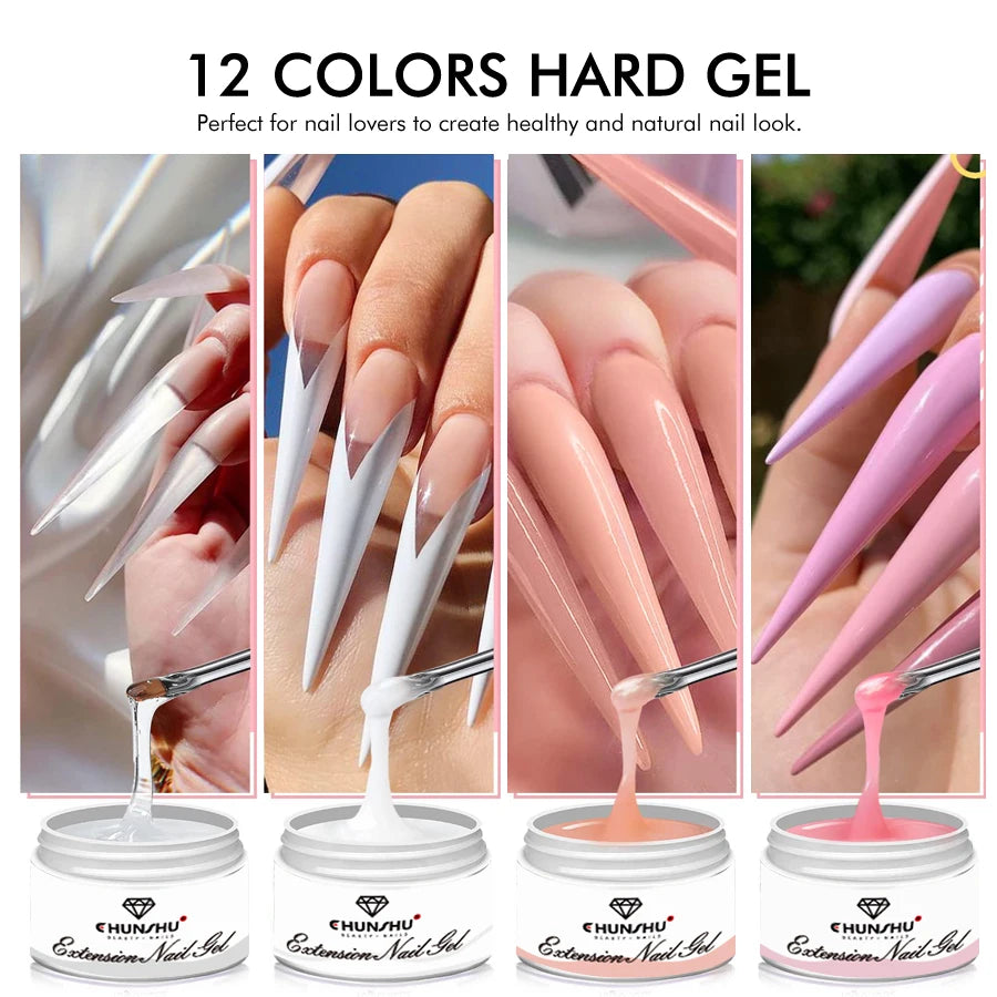 30ML Hard Gel For Nail Extension Milky White
