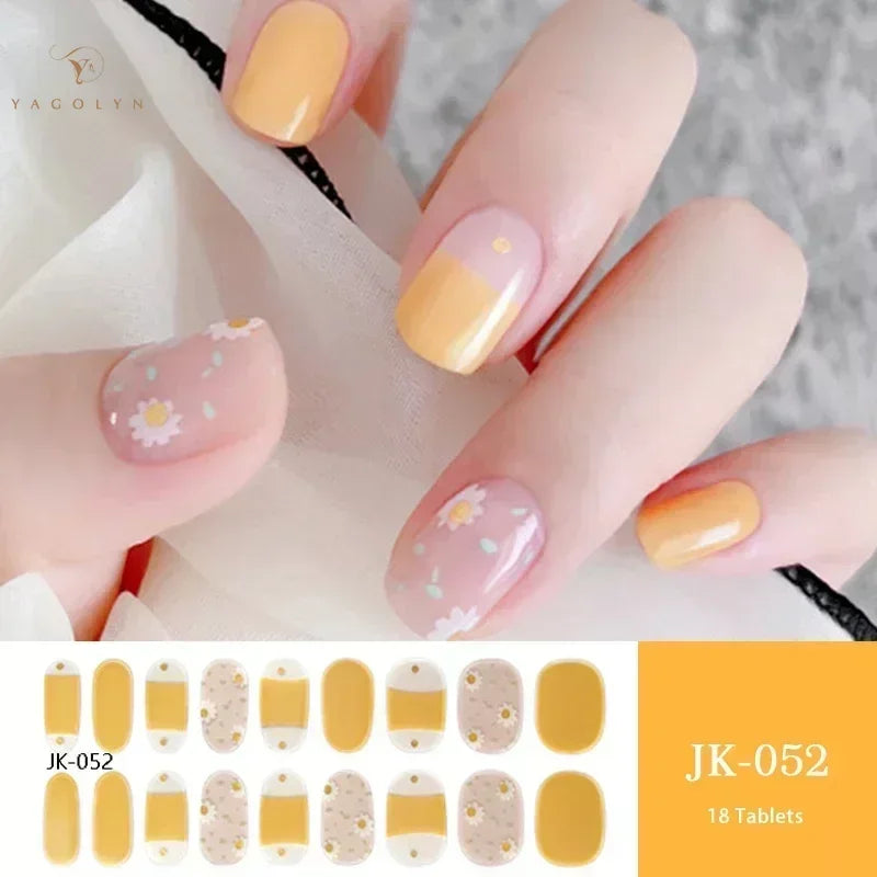 1 Sheet Semi-Cured Gel Nail Strips