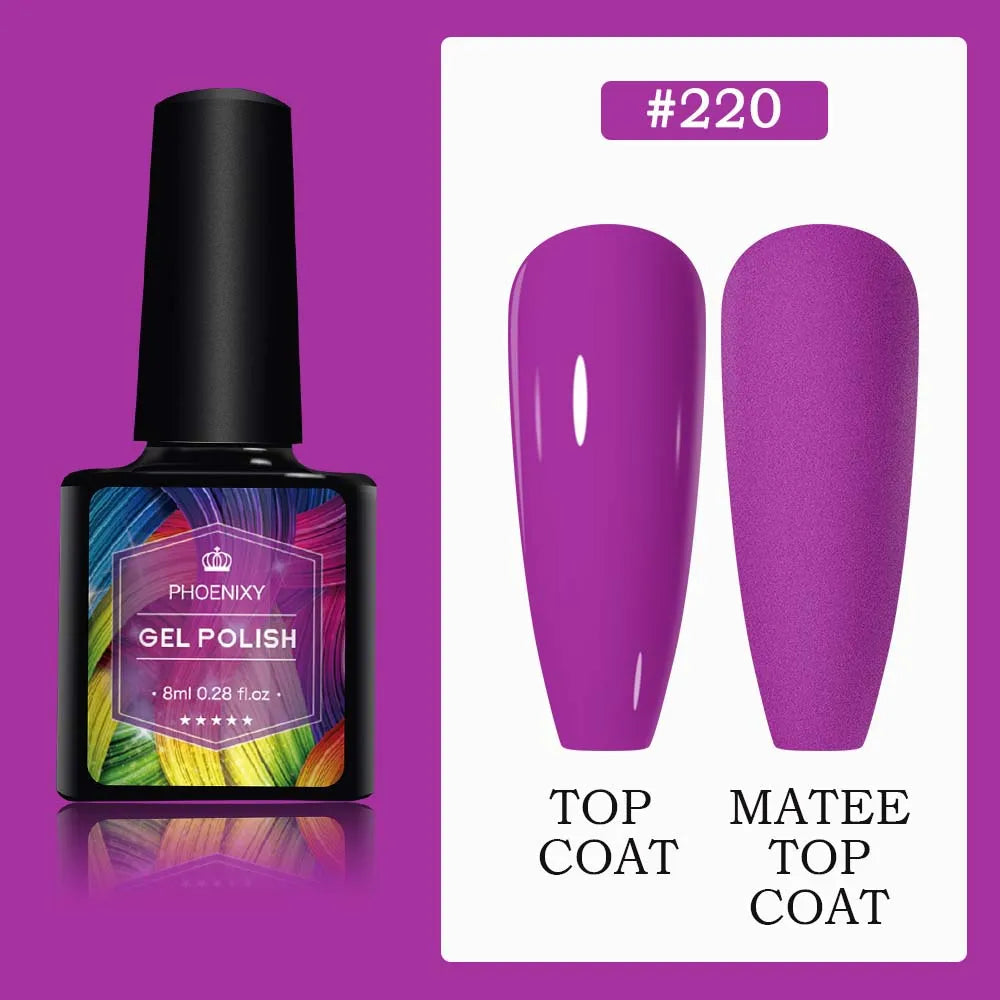 UV LED Gel Nail Polish 75 Colors Glitter 7ml