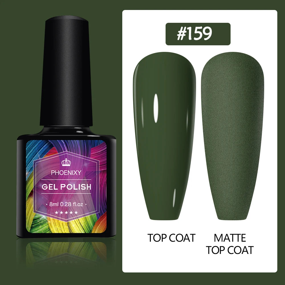 UV LED Gel Nail Polish 70 Colors Glitter 7ml