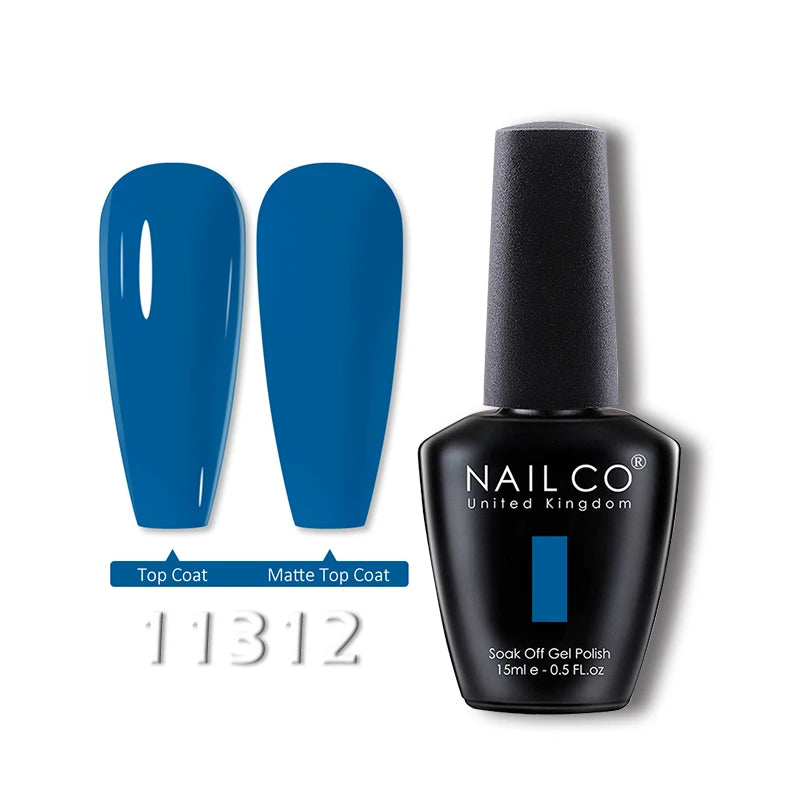 NAILCO 15ml Translucent Gel Nail Polish Semi-permanent Varnish