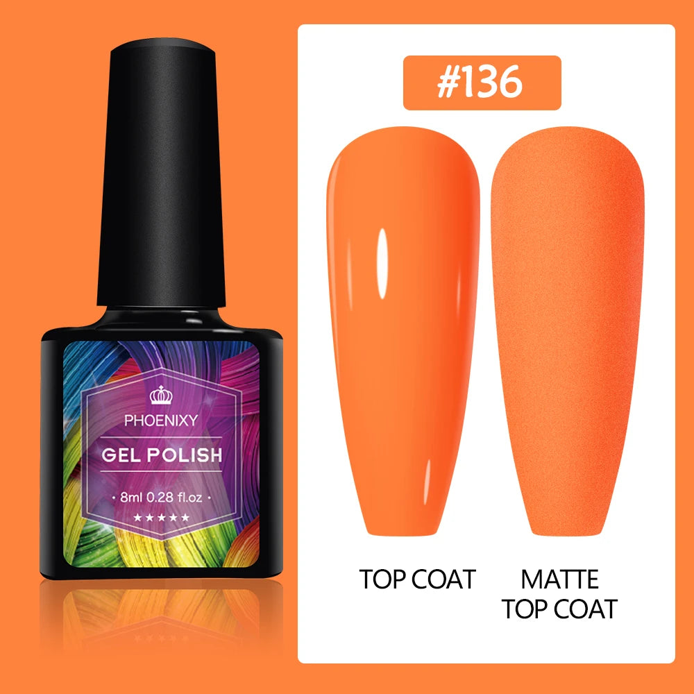UV LED Gel Nail Polish 75 Colors Glitter 7ml