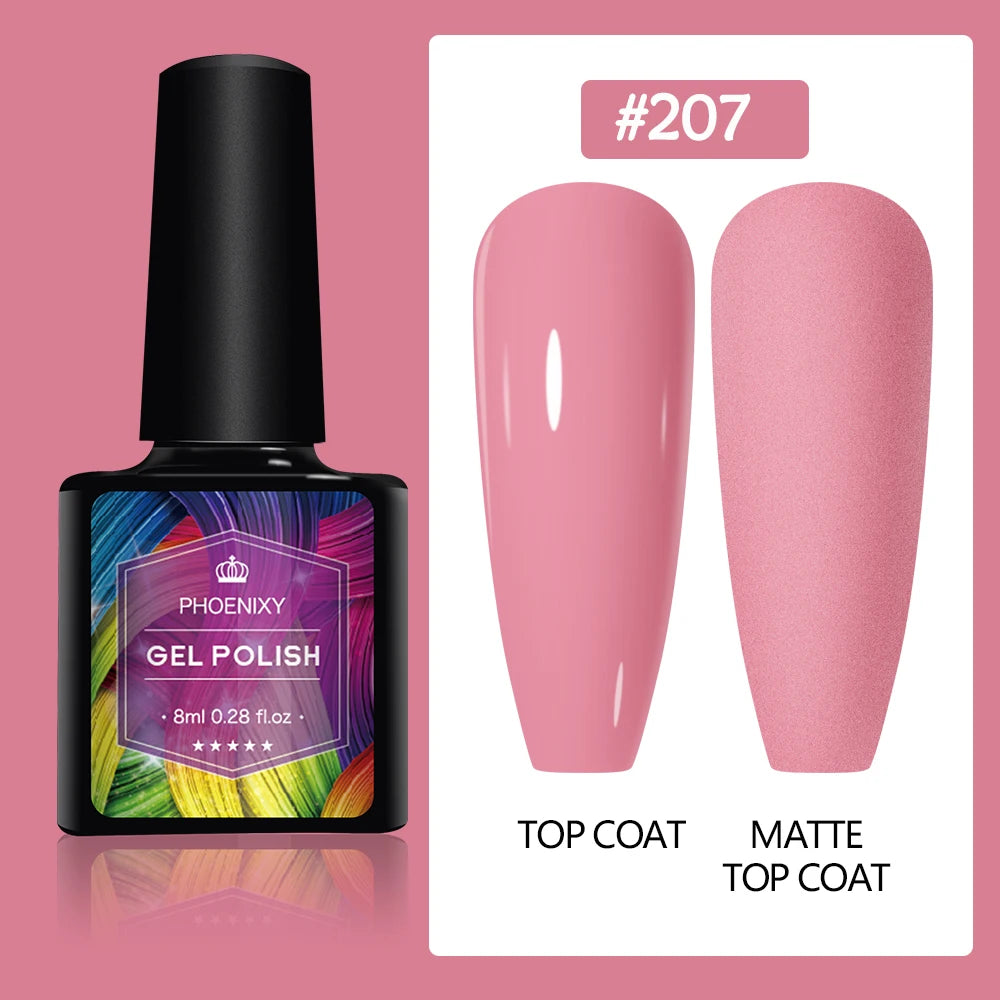 UV LED Gel Nail Polish 75 Colors Glitter 7ml