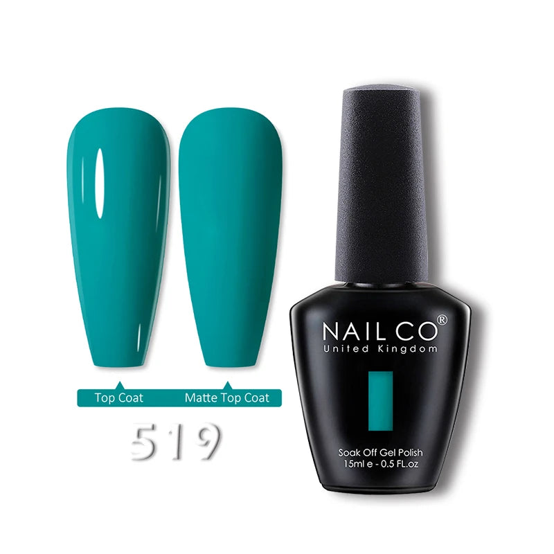 NAILCO 15ml Translucent Gel Nail Polish Semi-permanent Varnish