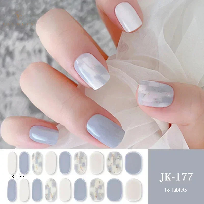 1 Sheet Semi-Cured Gel Nail Strips