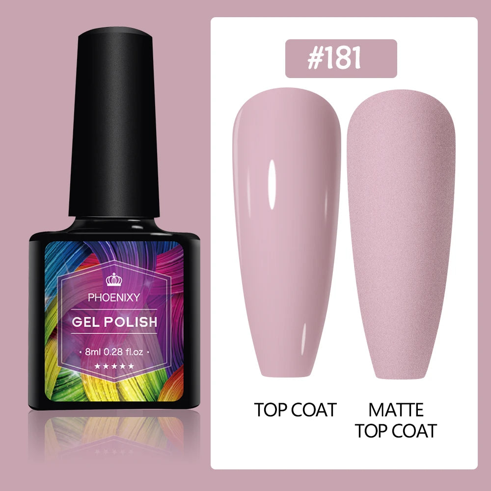 UV LED Gel Nail Polish 75 Colors Glitter 7ml