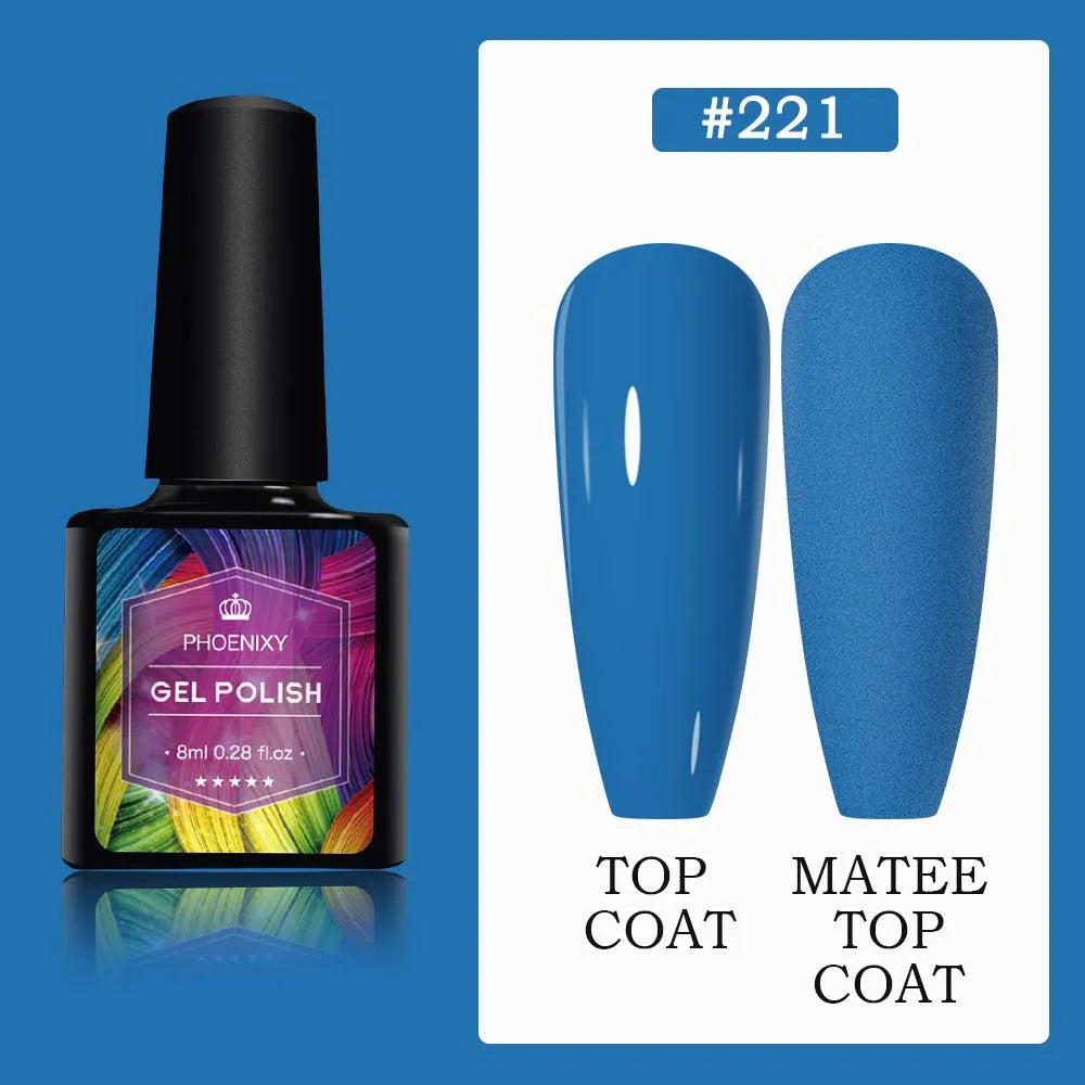 UV LED Gel Nail Polish 70 Colors Glitter 7ml