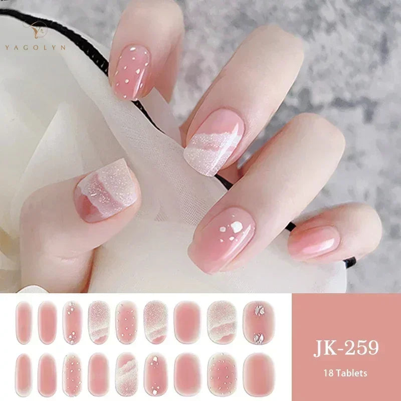 1 Sheet Semi-Cured Gel Nail Strips