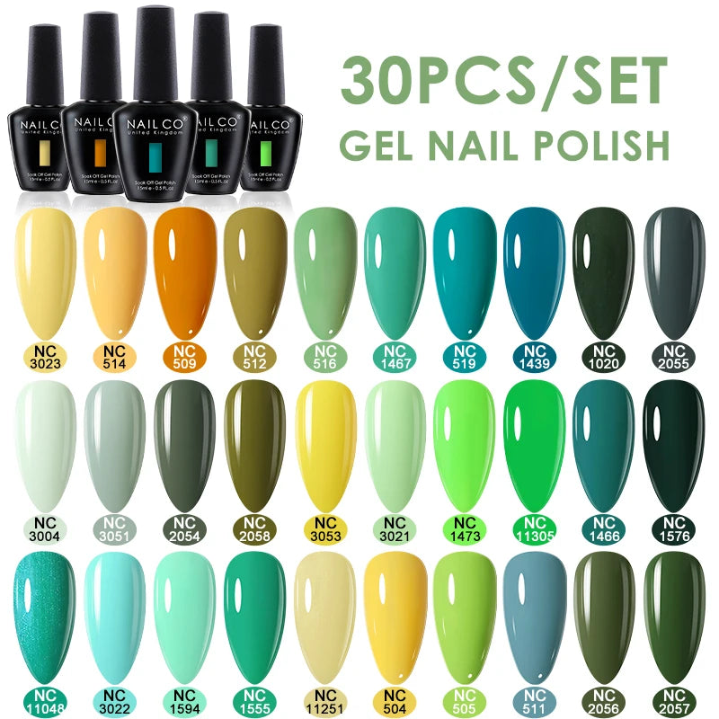 NAILCO 15ml 20/30pcs Gel Nail Polish Set