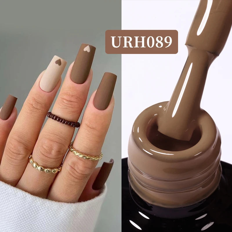 UR SUGAR 7ml Glass Bottle Color Gel Nail Polish Semi-permanent
