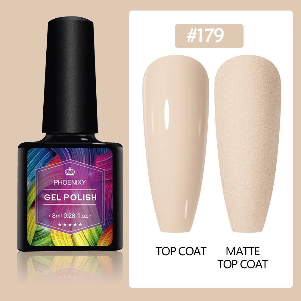 UV LED Gel Nail Polish 75 Colors Glitter 7ml