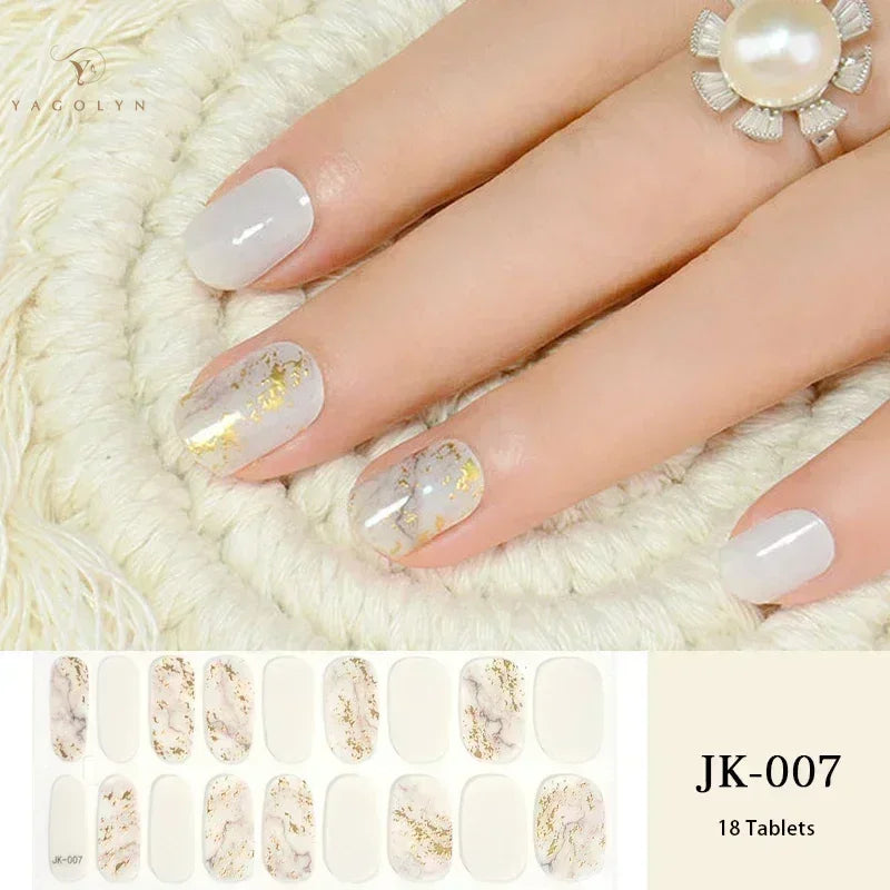 1 Sheet Semi-Cured Gel Nail Strips