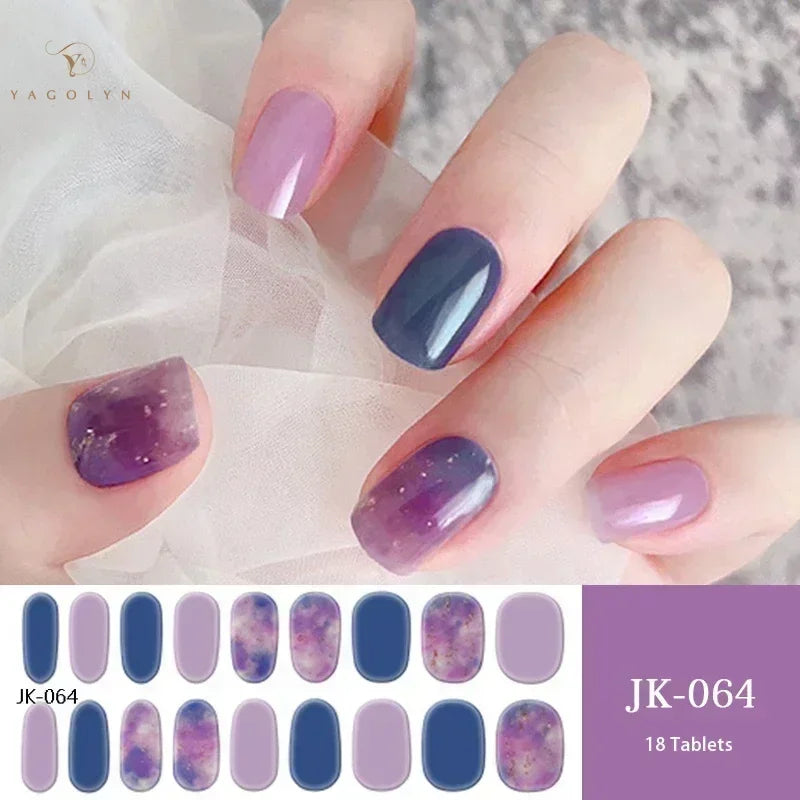 1 Sheet Semi-Cured Gel Nail Strips