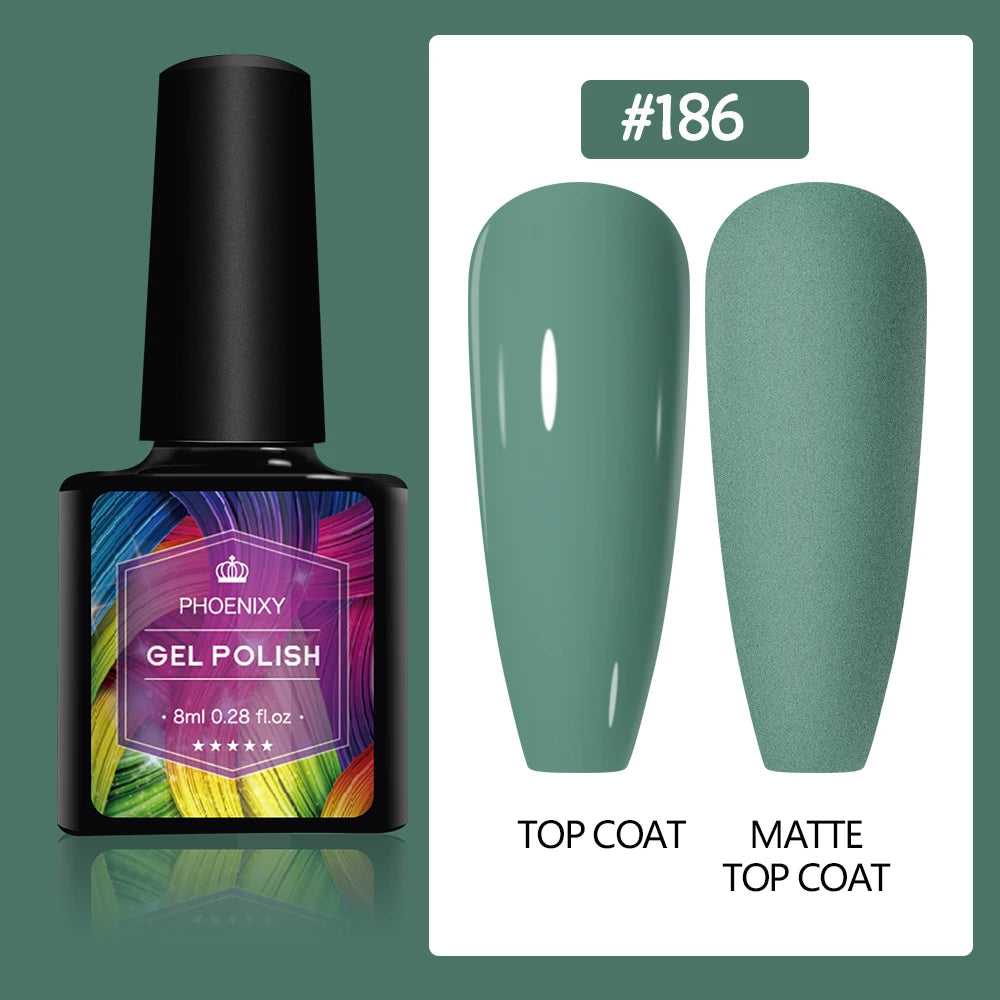 UV LED Gel Nail Polish 75 Colors Glitter 7ml