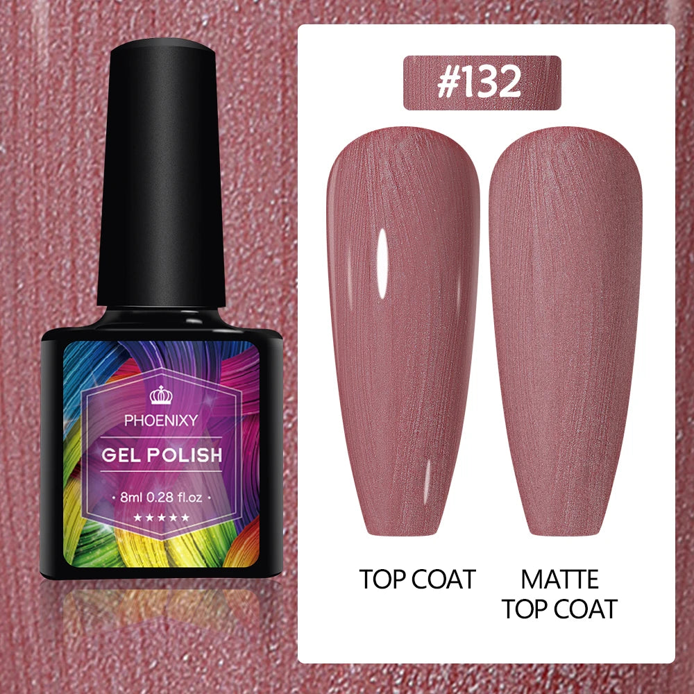 UV LED Gel Nail Polish 75 Colors Glitter 7ml