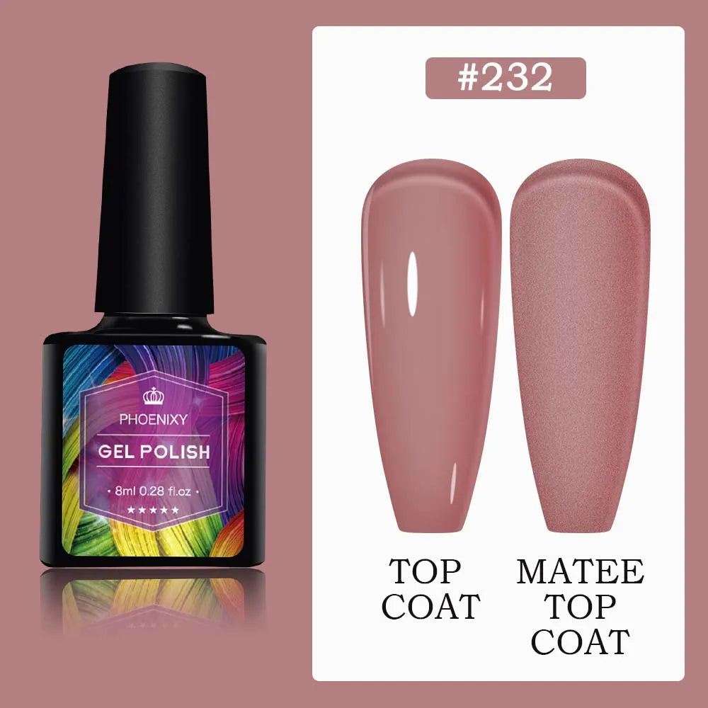 UV LED Gel Nail Polish 70 Colors Glitter 7ml