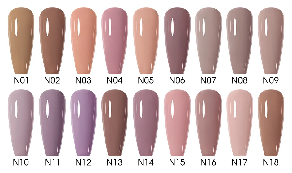 NAILCO 15ml Translucent Gel Nail Polish Semi-permanent Varnish
