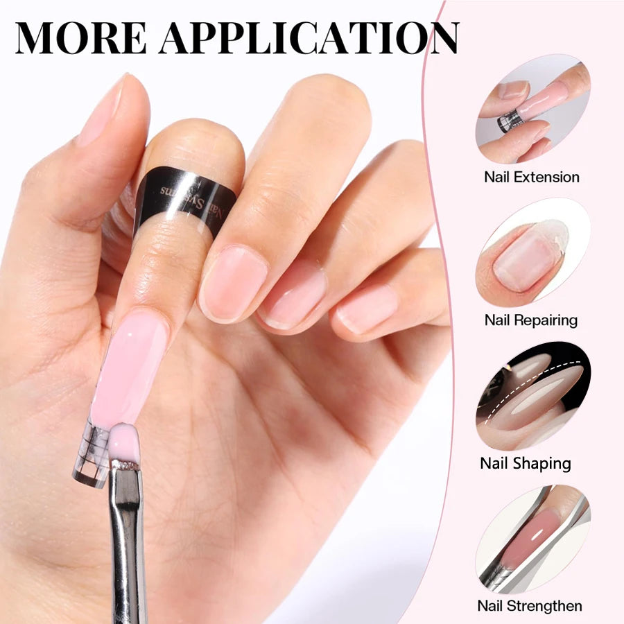 30ML Hard Gel For Nail Extension Milky White