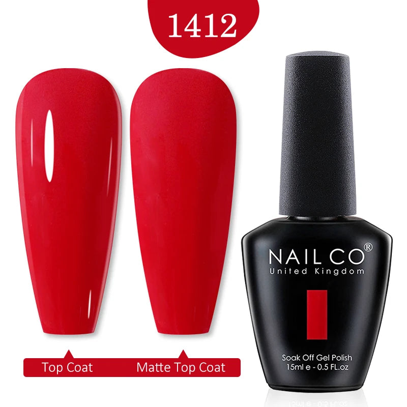 NAILCO 15ml Transparent Nude Color Series Jelly Gel Nail Polish